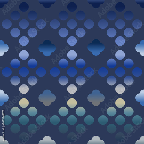 Modern oriental blue geometric floral seamless pattern. motif fabric, scarf, wallpaper, home decor, ornament, Ethnic, cushion, embroidery abstract aztec
