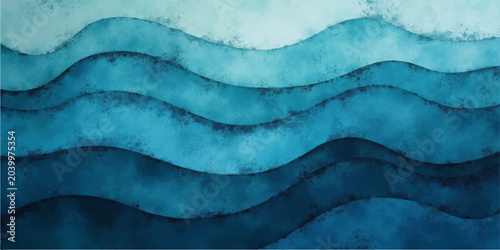 Foto Abstract blue fabric texture with soft silk waves and a light grunge pattern res