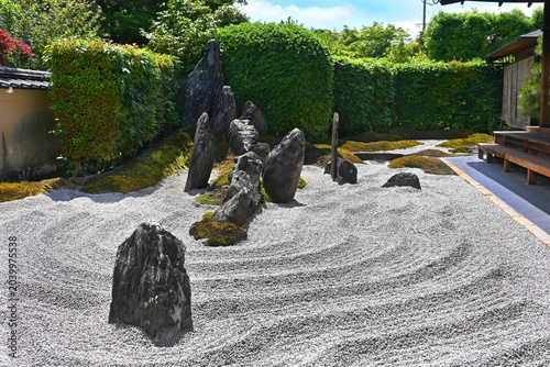 京都市紫野 大徳寺瑞峯院の独坐庭