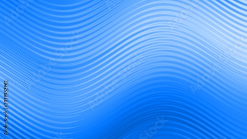 Abstract blue wave background features a liquid texture with flowing gradient lines and swirling light ripples reminiscent of the ocean