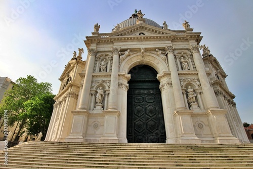 Konstfotografi Morning view of Santa Maria della Salute in the Dorsoduro district of Venice, It