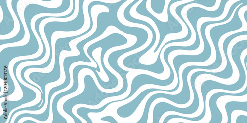 Foto Psychedelic wavy pattern with distorted checkered background, abstract retro gro