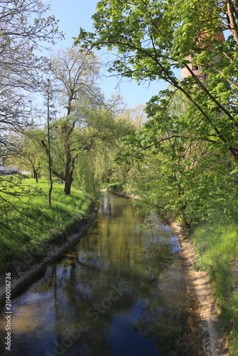 Fluss Würm im Heckengäu bei Weil der Stadt 