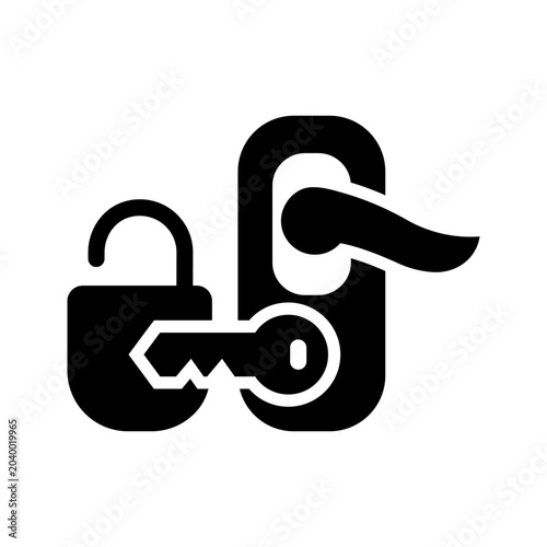 locksmith solid icon illustration vector graphic.eps