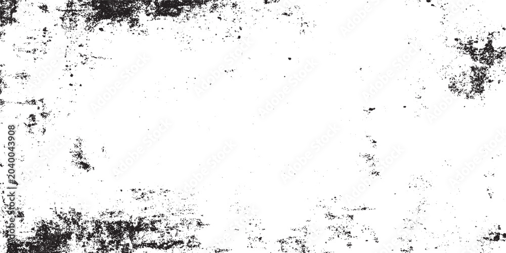 Fototapeta premium Abstract texture of grunge white and black scratches and cracks distressed dust wall Overlays grain dot white paper noise texture distress effect illustration pattern background