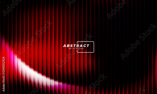 Abstract smooth gradient ribbed glass backgrounds, neon striped glass effect abstract glowing light background