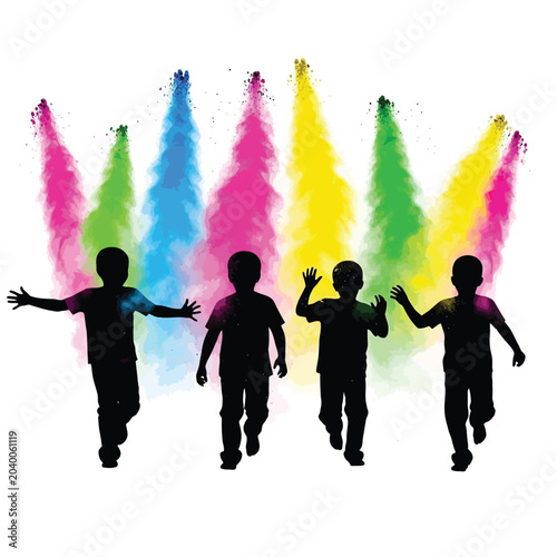Foto Singer Performance with Color Explosion