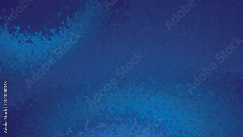 Foto Blue pixelated abstract background with gradient effect and digital noise textur