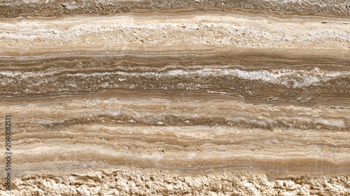 Elegant Beige Travertine Marble Stone Texture for Design Projects