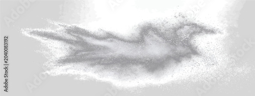 Tableau sur toile Abstract ethereal vaporous cloud formation resembling bird in flight, evoking ephemeral transient beauty of nature