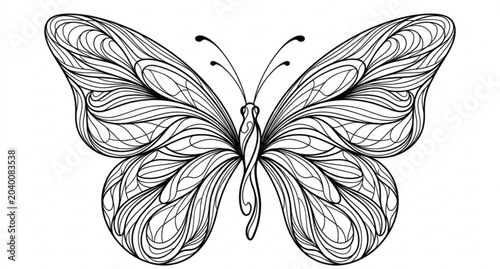 Tableau sur toile Butterfly life cycle illustration set with caterpillar cocoon chrysalis and mona