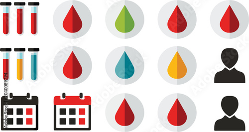 Medical Health Care Icons Set.