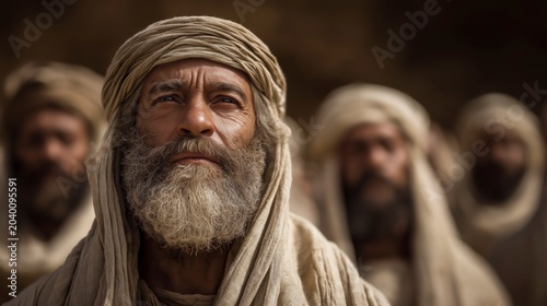 As the seventy elders gather beside the Tabernacle, God's Spirit rests upon them, transforming uncertainty into strength and readiness for leadership.
