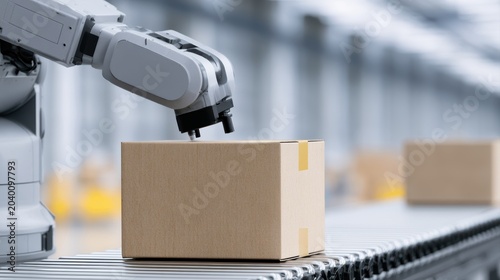 automated logistics warehouse, robotics and smart supply chain