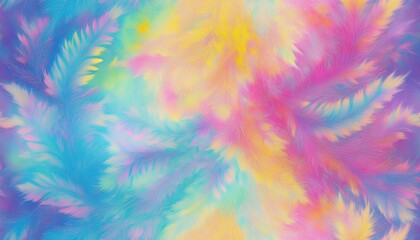 pastel tie dye seamless repeat pattern generative ai