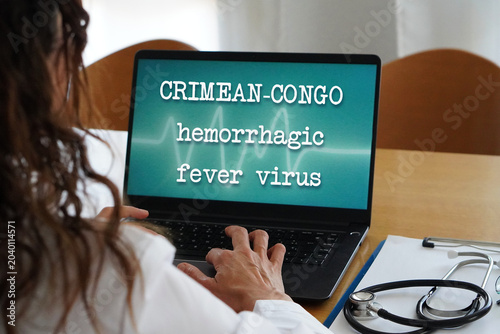 Obraz na płótnie Crimean-Congo hemorrhagic fever virus