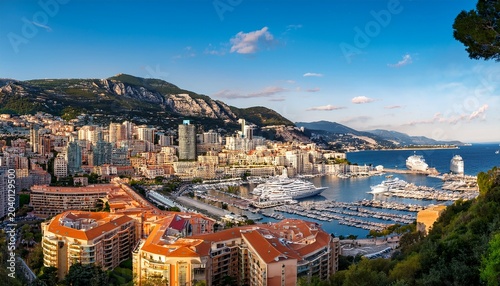 the principality of monaco on the french riviera