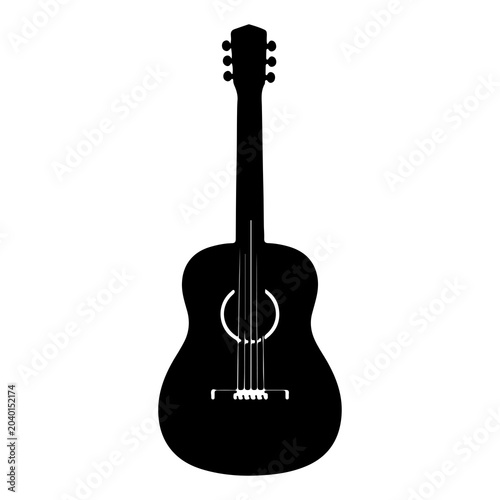 High-Contrast Vector Series – Elegant Black & White Silhouettes of Classic Instruments