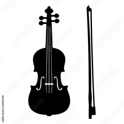 High-Contrast Vector Series – Elegant Black & White Silhouettes of Classic Instruments
