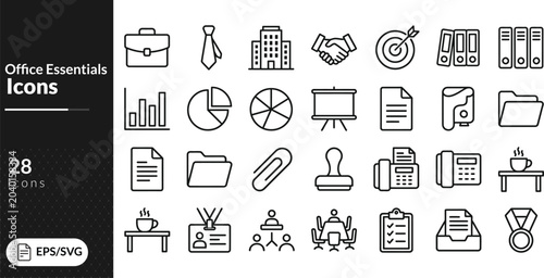 Photos Office and Business 28 icon set