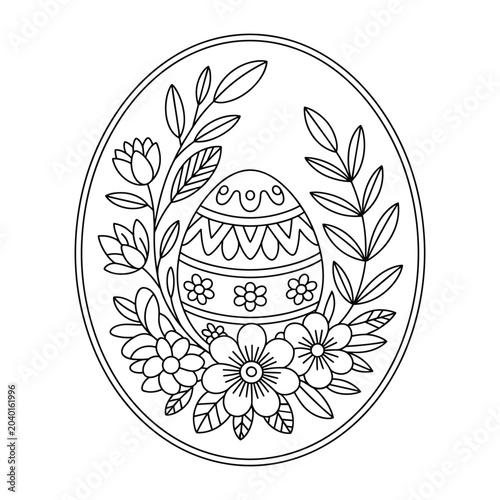 Vintage floral honey jar label with laurel wreath design isolated on white background, Vector
