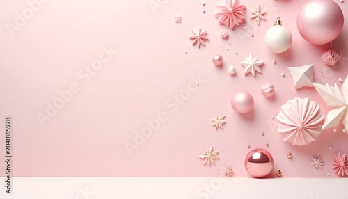 pink christmas background