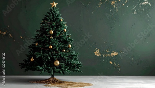 decorated christmas tree