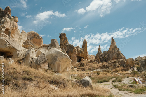фотографія Cappadocia Fairy Chimneys Rock Formations Turkey Landscape