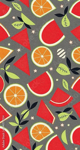 abstract colourful fruit  background