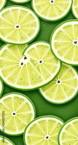 lime slices background