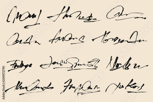 Canvastavla Brushstroke Sketch Fake Signatures