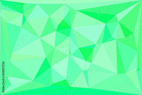 Slika na platnu Abstract geometric rumpled triangular background, vector illustration graphic design template