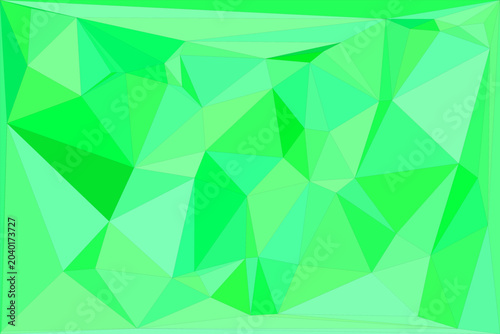 Cuadro en lienzo Abstract geometric rumpled triangular background, vector illustration graphic design template