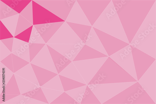 Modern light pink geometric background with triangular shapes and soft abstract mosaic.