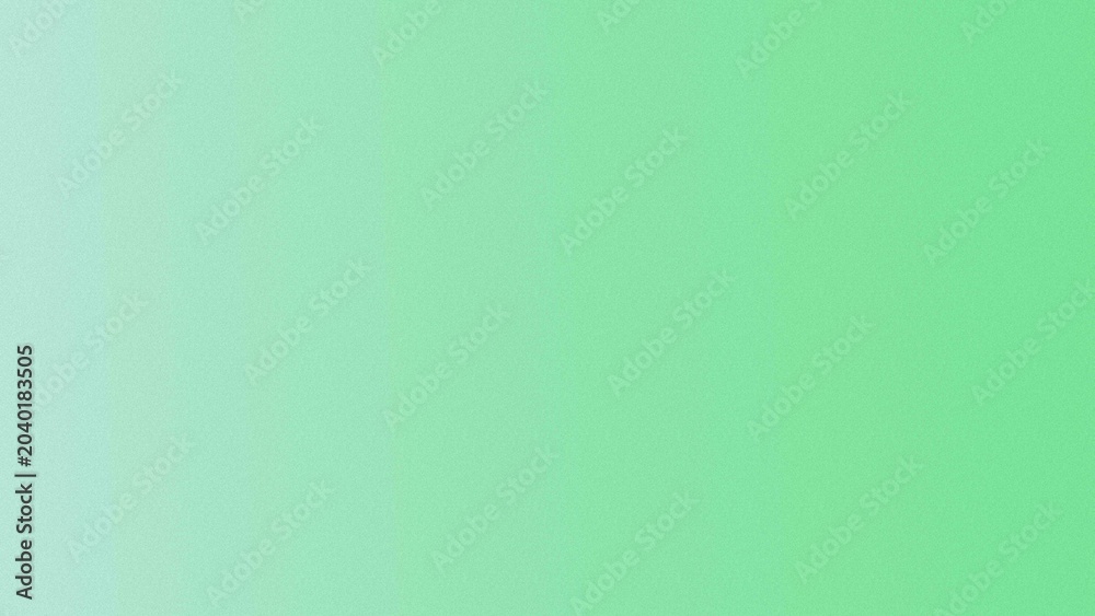Fototapeta premium Abstract Soft Mint Green Gradient Background with Noise Grain Texture for Modern Graphic Design Projects, Professional Clean Pastel Light Green Backdrop for Digital Art, Web Banners and Social Media