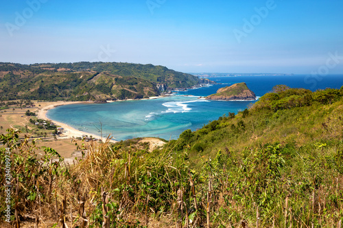 Fotografi Areguling Beach, Lombok, Indonesia, Southeast Asia.
