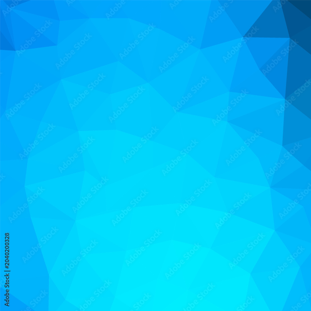 Obraz premium blue triangles background. polygonal style. abstract vector pattern. eps 10