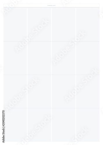 KPI Tracking Dashboard Worksheet Printable Metrics Board Layout for Performance Monitoring and Reporting Panel Planning