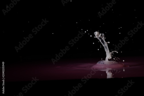 Water drops splashing