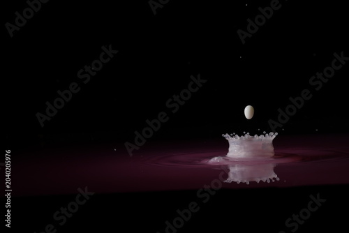 Water drops splashing