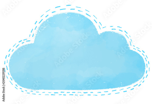 cloud drawing color objects png elements 