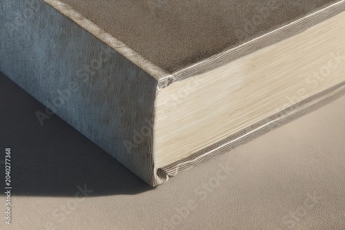 Close-up of a Luxurious, Textured Book Cover