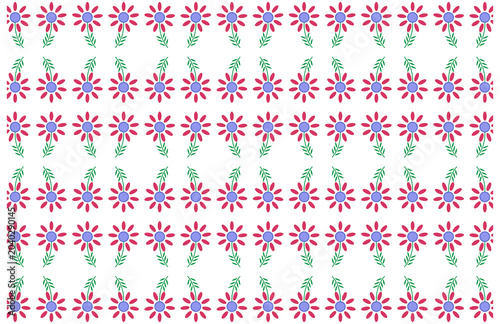 Decorative floral pattern. Suitable for wallpaper, background texture,wrapping. Vector illustration.