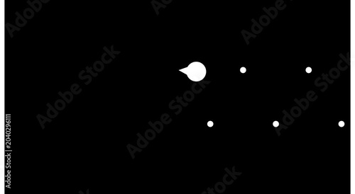 Minimalist network connection motion animation background