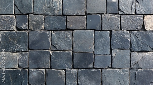 Elegant dark gray stone tile texture ideal for backgrounds and surfaces