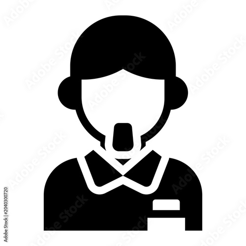 Fotografija referee glyph icon