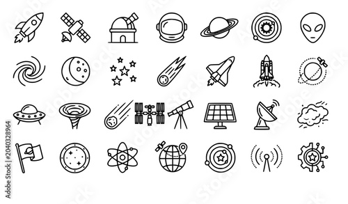 Photos Mental health and psychology outline vector icon set with wellness and mind diso
