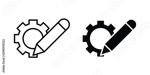 Photography Customize icon vector