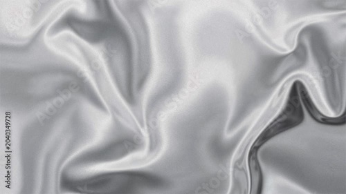 Abstract Light Reflective Ripples on White Surface Milky Water Waves Flow Smooth Satin Crumples
