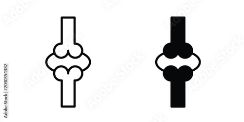 фотографія Joint icon vector. pictogram illustration on white background.